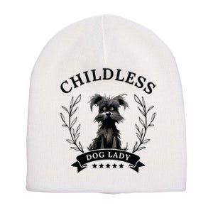 Childless Dog Lady For President 2024 Childless Dog Lady Short Acrylic Beanie