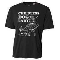 Childless Dog Lady Funny Pet Cat Vote 2024 Ladies Is Voting Gift Cooling Performance Crew T-Shirt