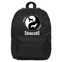 Chiweenie Dog Lovers Breeders Gift Pet Chiweenie 16 in Basic Backpack