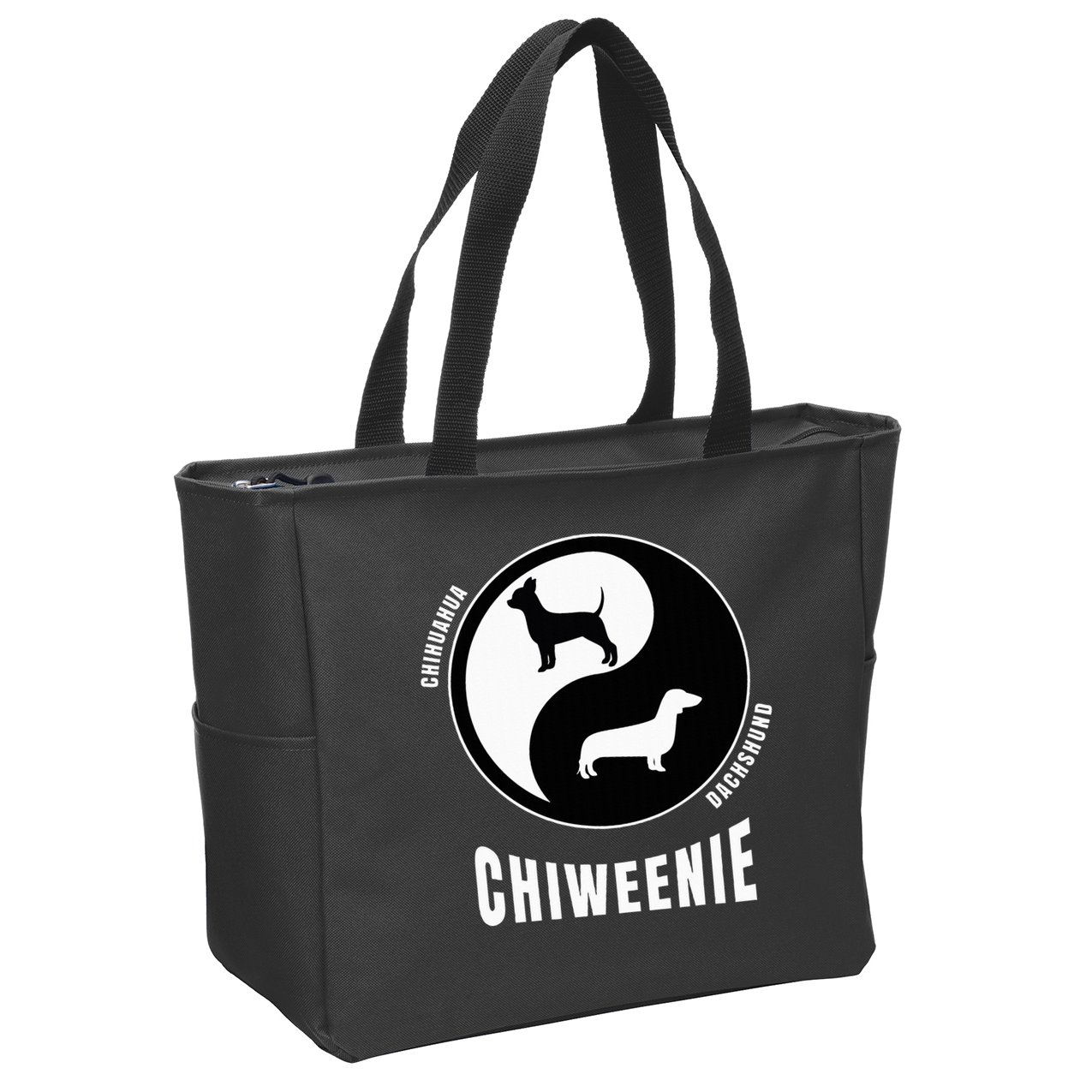 Chiweenie Dog Lovers Breeders Gift Pet Chiweenie Zip Tote Bag