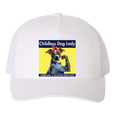 Childless Dog Lady Is Voting Kamala Election Usa 2024 Yupoong Adult 5-Panel Trucker Hat