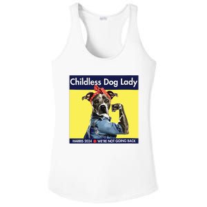 Childless Dog Lady Is Voting Kamala Election Usa 2024 Ladies PosiCharge Competitor Racerback Tank