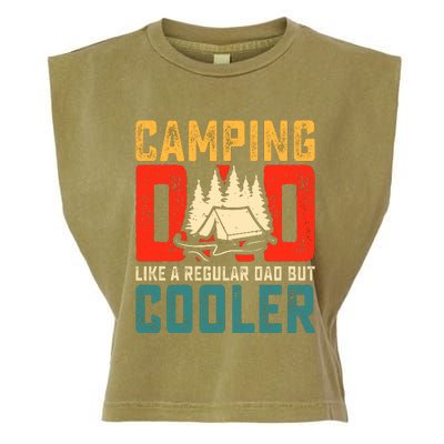 Camping Dad Like A Regular Dad But Cooler Garment-Dyed Women's Muscle Tee