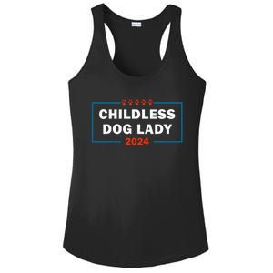 Childless Dog Lady Is Voting Kamala Election Usa 2024 Ladies PosiCharge Competitor Racerback Tank