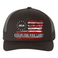 Childless Dog Lady Us Flag Vintage 2024 Yupoong Adult 5-Panel Trucker Hat