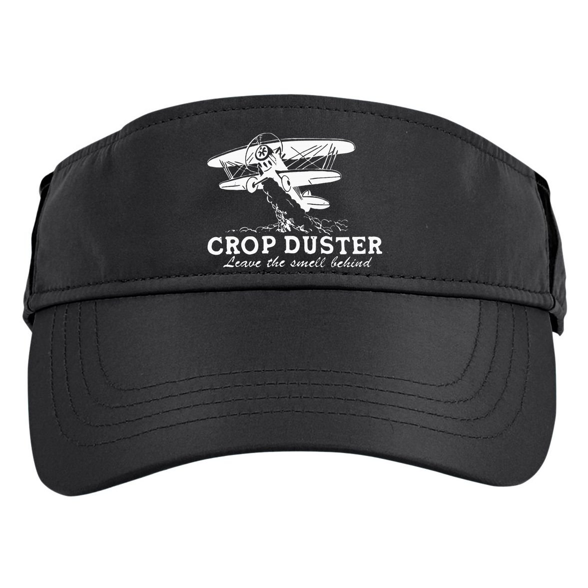 Crop Duster Leave The Smell Behind Plane Aerial Application Adult Drive Performance Visor