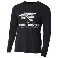 Crop Duster Leave The Smell Behind Plane Aerial Application Cooling Performance Long Sleeve Crew