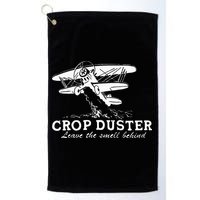 Crop Duster Leave The Smell Behind Plane Aerial Application Golf Towel