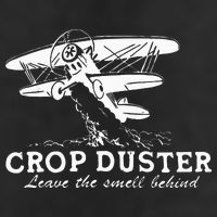Crop Duster Leave The Smell Behind Plane Aerial Application Golf Towel
