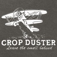 Crop Duster Leave The Smell Behind Plane Aerial Application Cotton Canvas Backpack