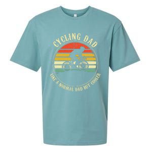 Cycling Dad Like A Normal Dad But Cooler Fathers Day Sueded Cloud Jersey T-Shirt