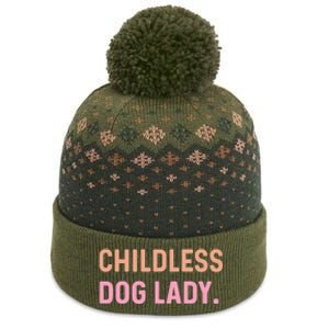 Childless Dog Lady For Kamala Harris 2024 The Baniff Cuffed Pom Beanie