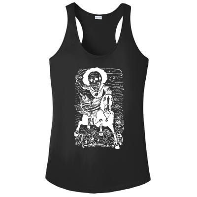 Calavera De La Adelita Ladies PosiCharge Competitor Racerback Tank