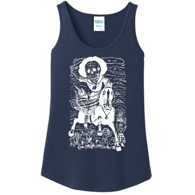 Calavera De La Adelita Ladies Essential Tank