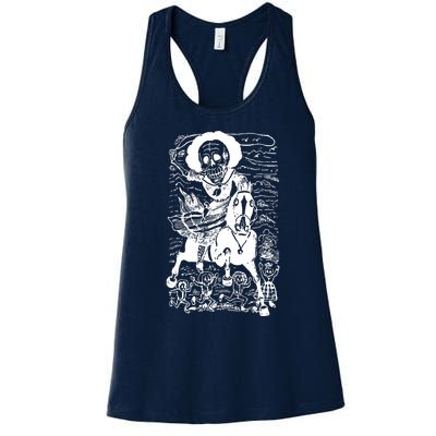 Calavera De La Adelita Women's Racerback Tank