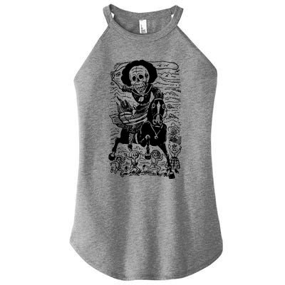 Calavera De La Adelita Women's Perfect Tri Rocker Tank