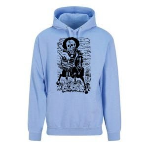 Calavera De La Adelita Unisex Surf Hoodie