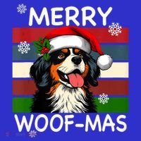 Christmas Dog Lovers Cute Funny Merry Woofmas Tank Top Tall T-Shirt