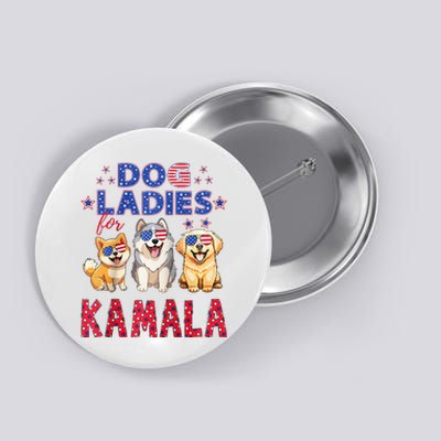 Childless Dog Ladies Voting For Kamala 2024 Raglan Button