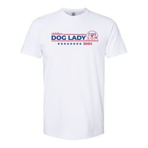 Childless Dog Lady Ladies Voting Election 2024 Usa Softstyle CVC T-Shirt