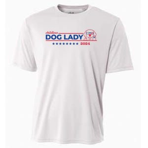 Childless Dog Lady Ladies Voting Election 2024 Usa Cooling Performance Crew T-Shirt