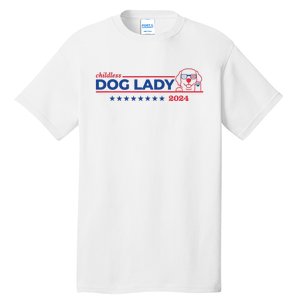 Childless Dog Lady Ladies Voting Election 2024 Usa Tall T-Shirt