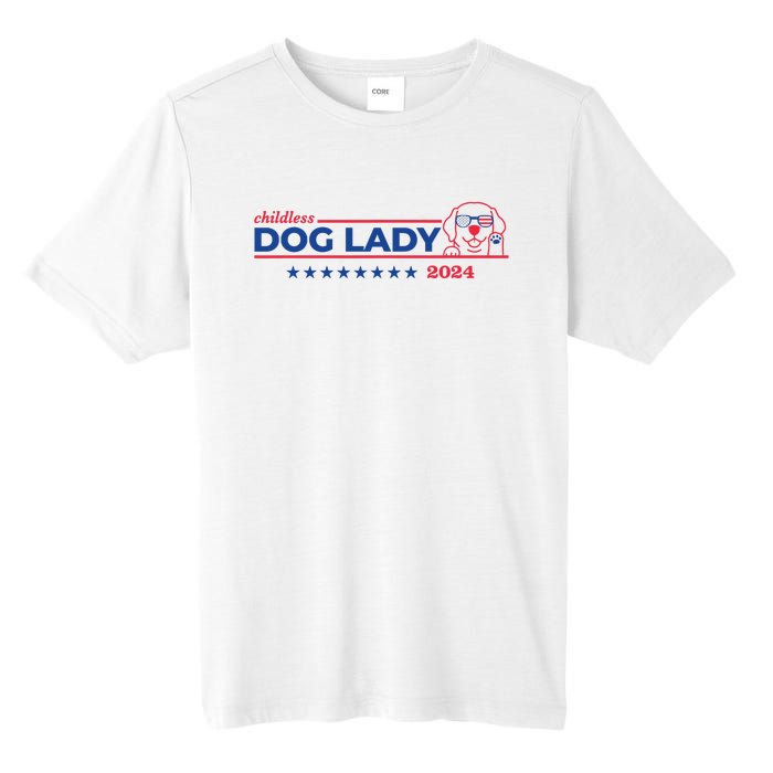 Childless Dog Lady Ladies Voting Election 2024 Usa Tall Fusion ChromaSoft Performance T-Shirt