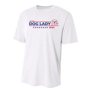 Childless Dog Lady Ladies Voting Election 2024 Usa Performance Sprint T-Shirt