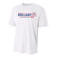 Childless Dog Lady Ladies Voting Election 2024 Usa Performance Sprint T-Shirt