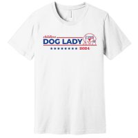 Childless Dog Lady Ladies Voting Election 2024 Usa Premium T-Shirt