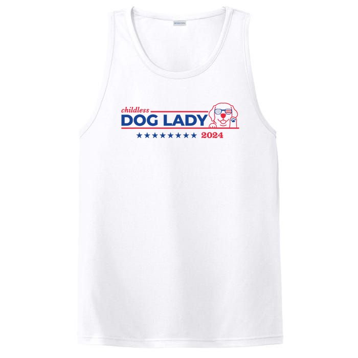 Childless Dog Lady Ladies Voting Election 2024 Usa PosiCharge Competitor Tank