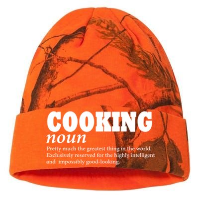 Cooking Definition Love To Cook Funny Cooking Mom Funny Gift Kati Licensed 12" Camo Beanie