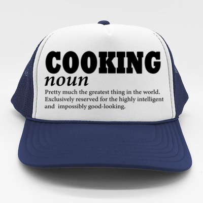 Cooking Definition Love To Cook Funny Cooking Mom Funny Gift Trucker Hat