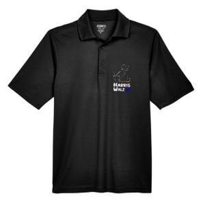 Cat Dog Ladies For Kamala 2024 President Kamala Harris Walz Men's Origin Performance Pique Polo