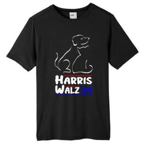 Cat Dog Ladies For Kamala 2024 President Kamala Harris Walz Tall Fusion ChromaSoft Performance T-Shirt