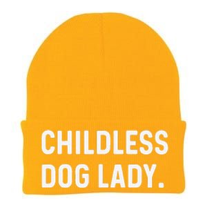 Childless Dog Lady Funny Pet Animal Dog Mom Sweat Knit Cap Winter Beanie