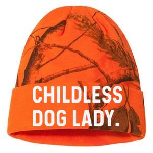 Childless Dog Lady Funny Pet Animal Dog Mom Sweat Kati Licensed 12" Camo Beanie