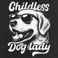 Childless Dog Lady Funny Dog Lover Meme 7 Panel Mesh Trucker Snapback Hat