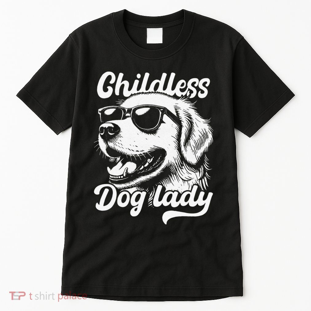 Childless Dog Lady Funny Dog Lover Meme Tall T-Shirt