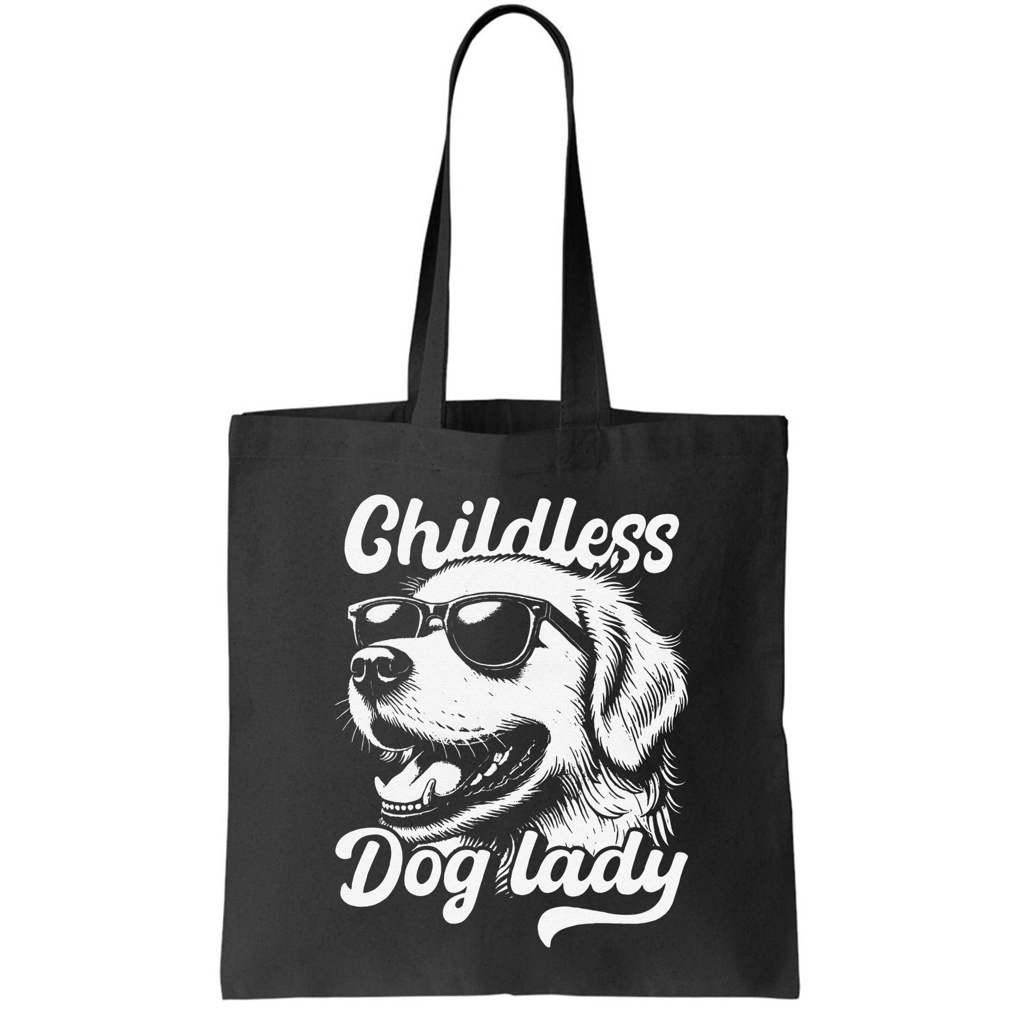 Childless Dog Lady Funny Dog Lover Meme Bag
