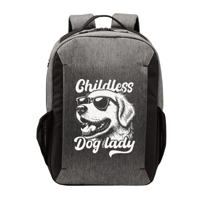 Childless Dog Lady Funny Dog Lover Meme Vector Backpack