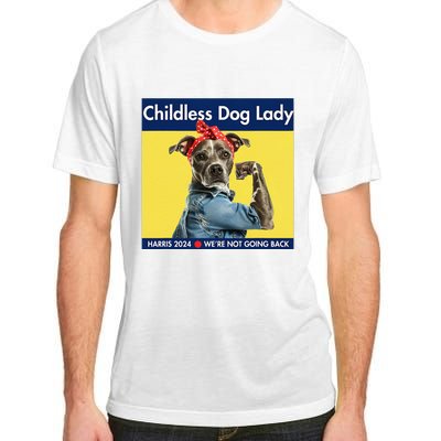 Childless Dog Lady Is Voting Kamala Election Usa 2024 Adult ChromaSoft Performance T-Shirt