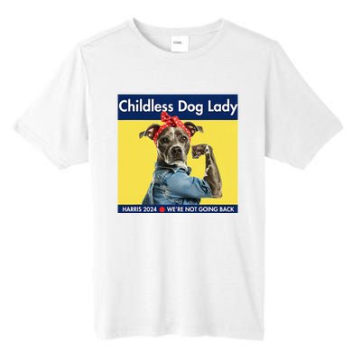 Childless Dog Lady Is Voting Kamala Election Usa 2024 Tall Fusion ChromaSoft Performance T-Shirt