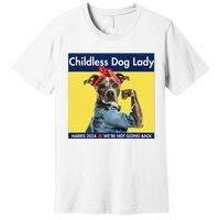 Childless Dog Lady Is Voting Kamala Election Usa 2024 Premium T-Shirt