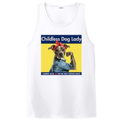 Childless Dog Lady Is Voting Kamala Election Usa 2024 PosiCharge Competitor Tank