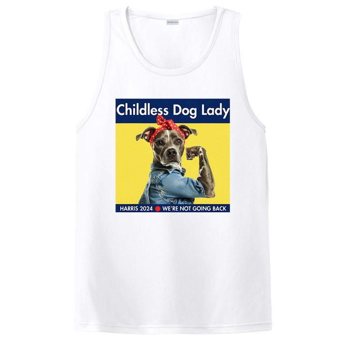 Childless Dog Lady Is Voting Kamala Election Usa 2024 PosiCharge Competitor Tank