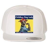 Childless Dog Lady Is Voting Kamala Election Usa 2024 Wool Snapback Cap