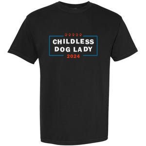 Childless Dog Lady Is Voting Kamala Election Usa 2024 Pro Democrat Garment-Dyed Heavyweight T-Shirt