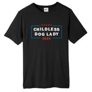 Childless Dog Lady Is Voting Kamala Election Usa 2024 Pro Democrat Tall Fusion ChromaSoft Performance T-Shirt