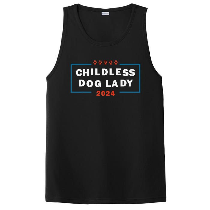 Childless Dog Lady Is Voting Kamala Election Usa 2024 Pro Democrat PosiCharge Competitor Tank